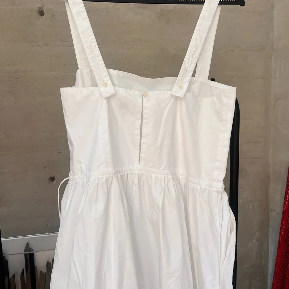 HELSA White Poplin Maxi Dress - Picture 7 of 7